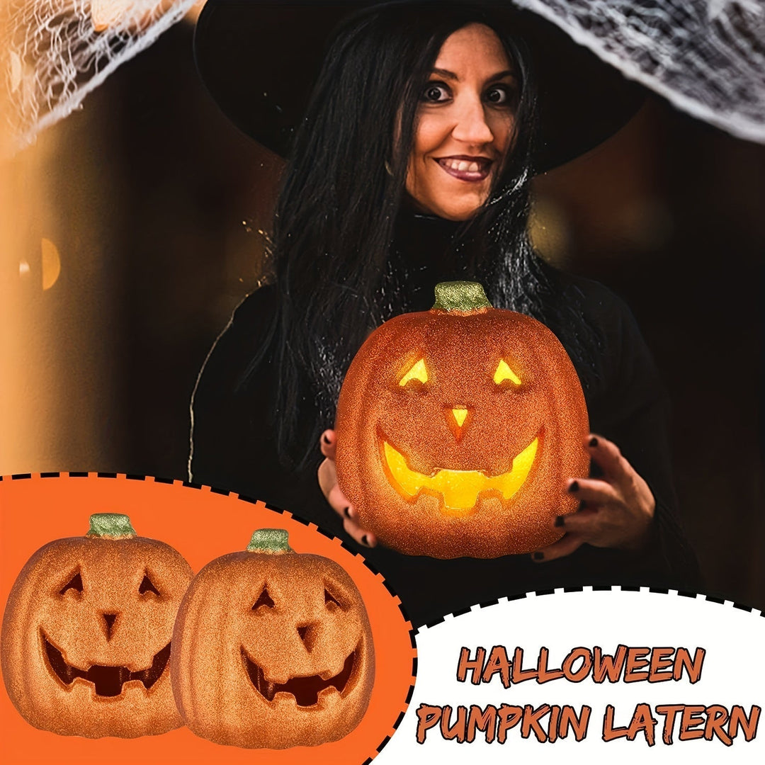 Calabaza de Halloween luminosa - decoración iluminada para uso interior y exterior
