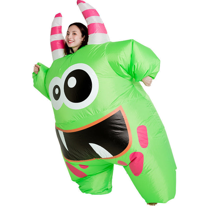 Alien inflable con ovni para niños - disfraz de Halloween original y divertido