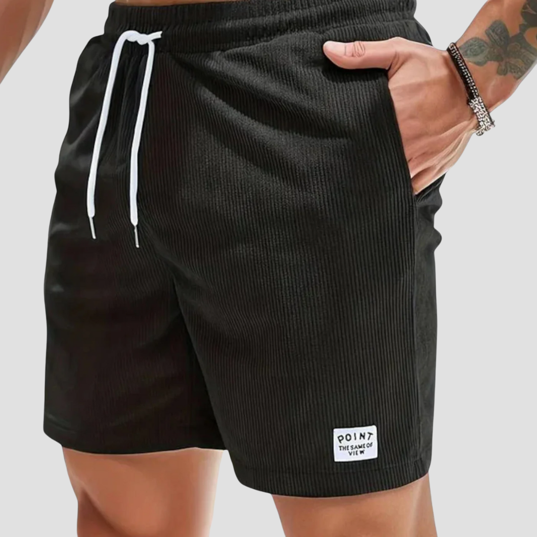 Lubin corduroy-shortsit miehille | Kesämukavuus ja aito tekstuuri