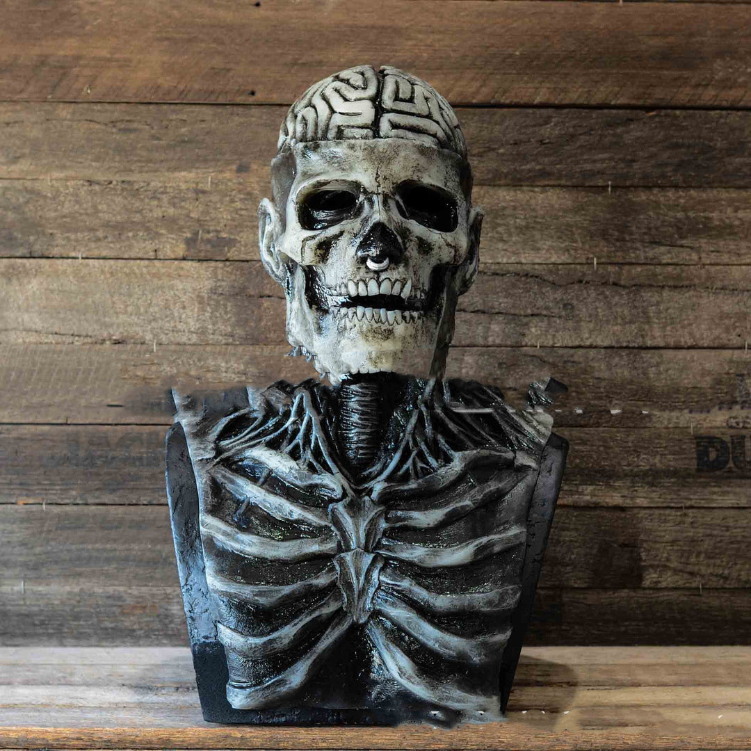 Mască de groază de Halloween pentru adulți - Clovn realist din vinil moale