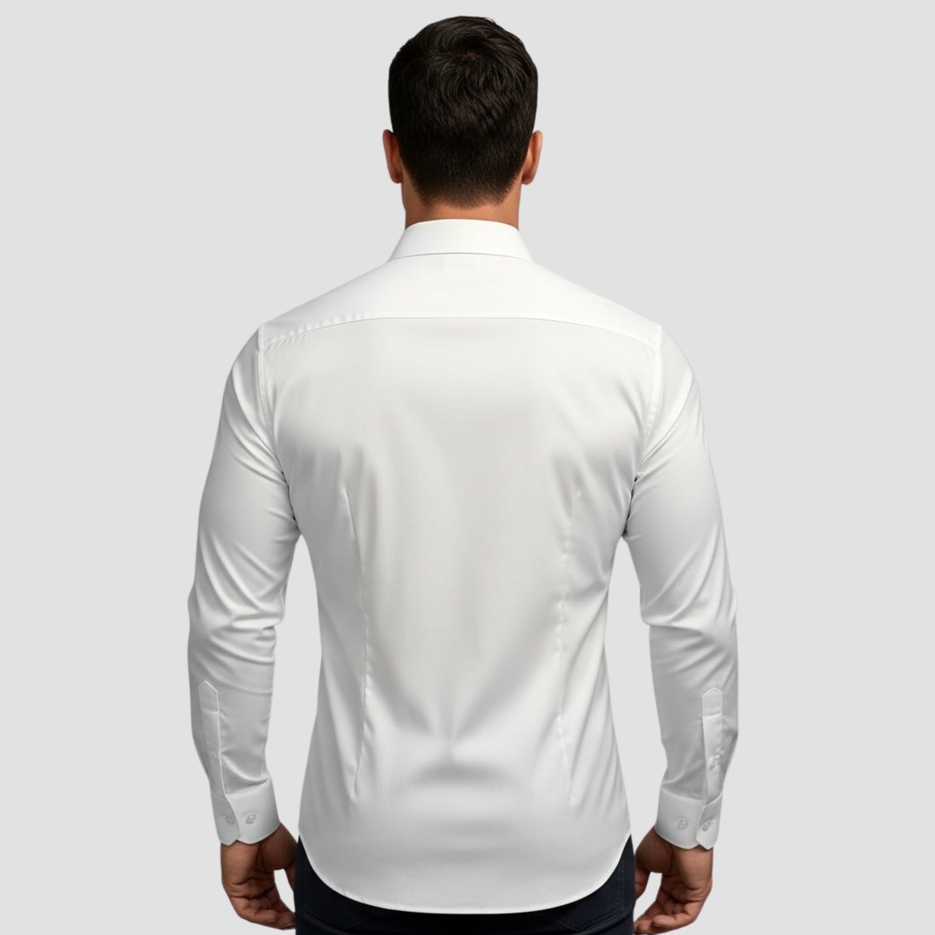 Camisa para hombre sin arrugas con elasticidad y corte moderno