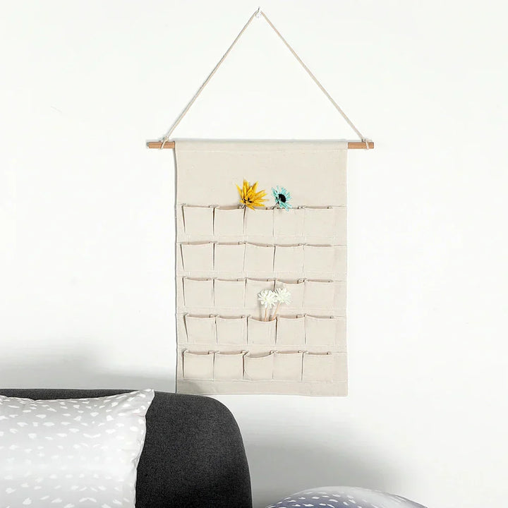 WinterCharm Advent Calendar | 24 reusable pockets in natural cotton