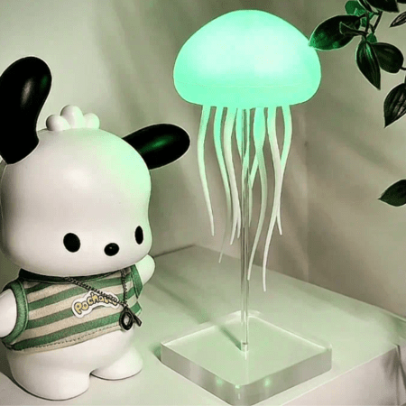 AquaFlow LED-meduusalamppu | Rentouttava vedenalainen efekti & USB-C ladattava