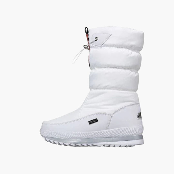 Stivali invernali da donna scarponcini da neve | Cerniera regolabile gambale antiscivolo