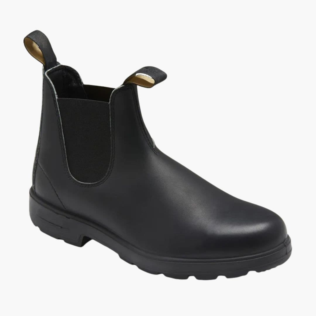 Chelsea Boots for Men with Elastic Panels | Classic Leather Boots in Rubber