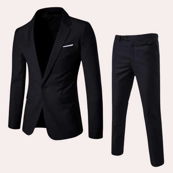 Sommerdragt med blazer og bukser