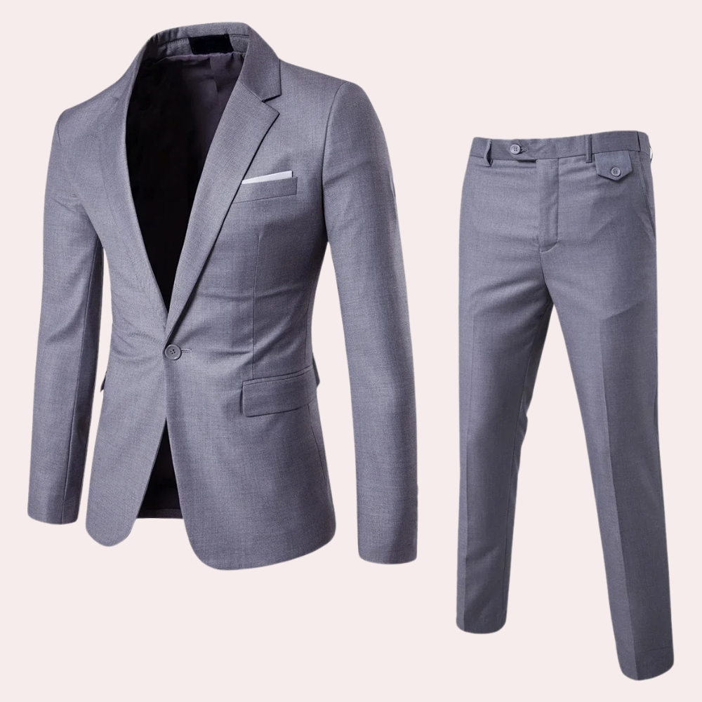 Sommerdragt med blazer og bukser