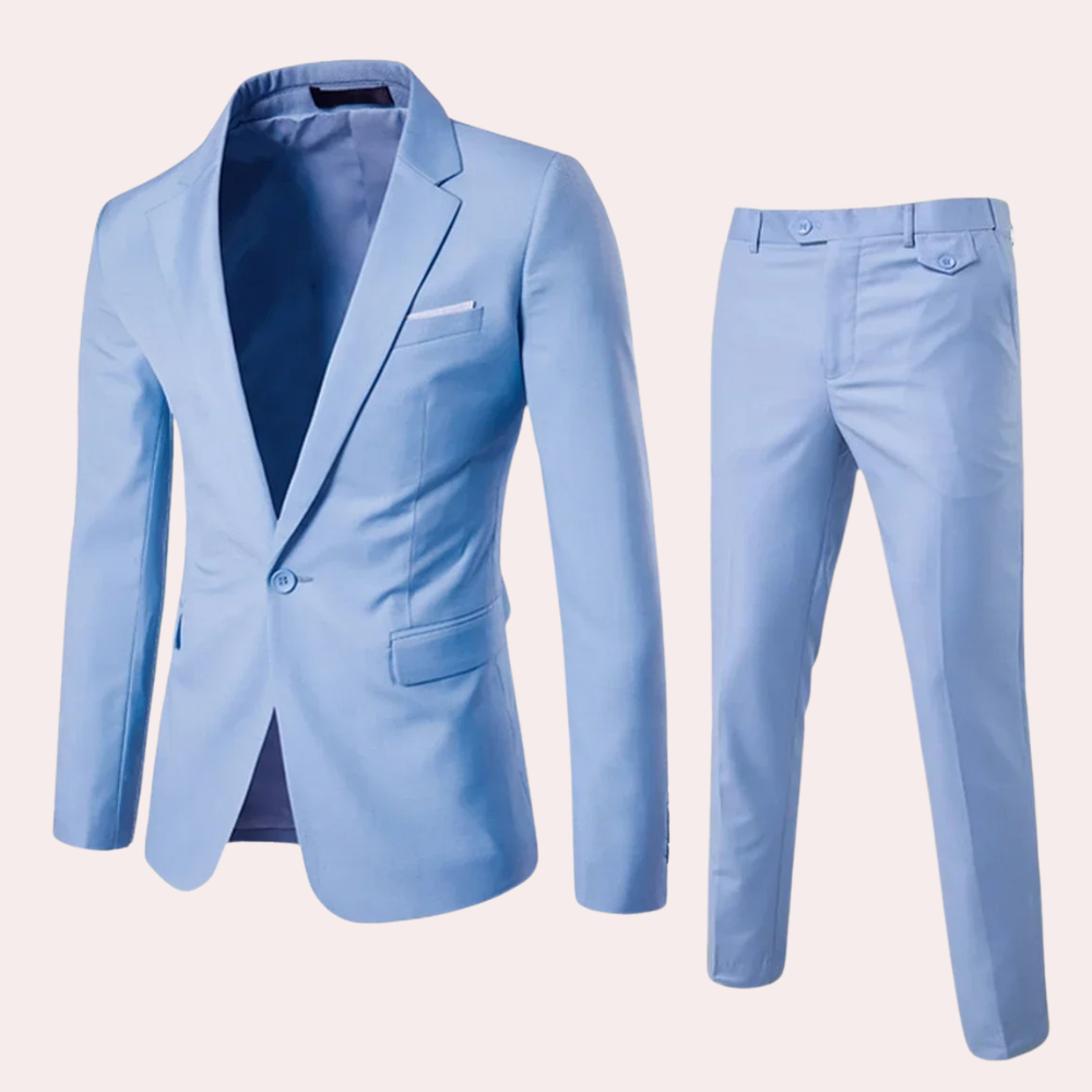 Sommerdragt med blazer og bukser