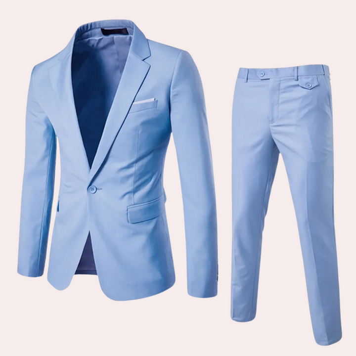 Sommerdragt med blazer og bukser
