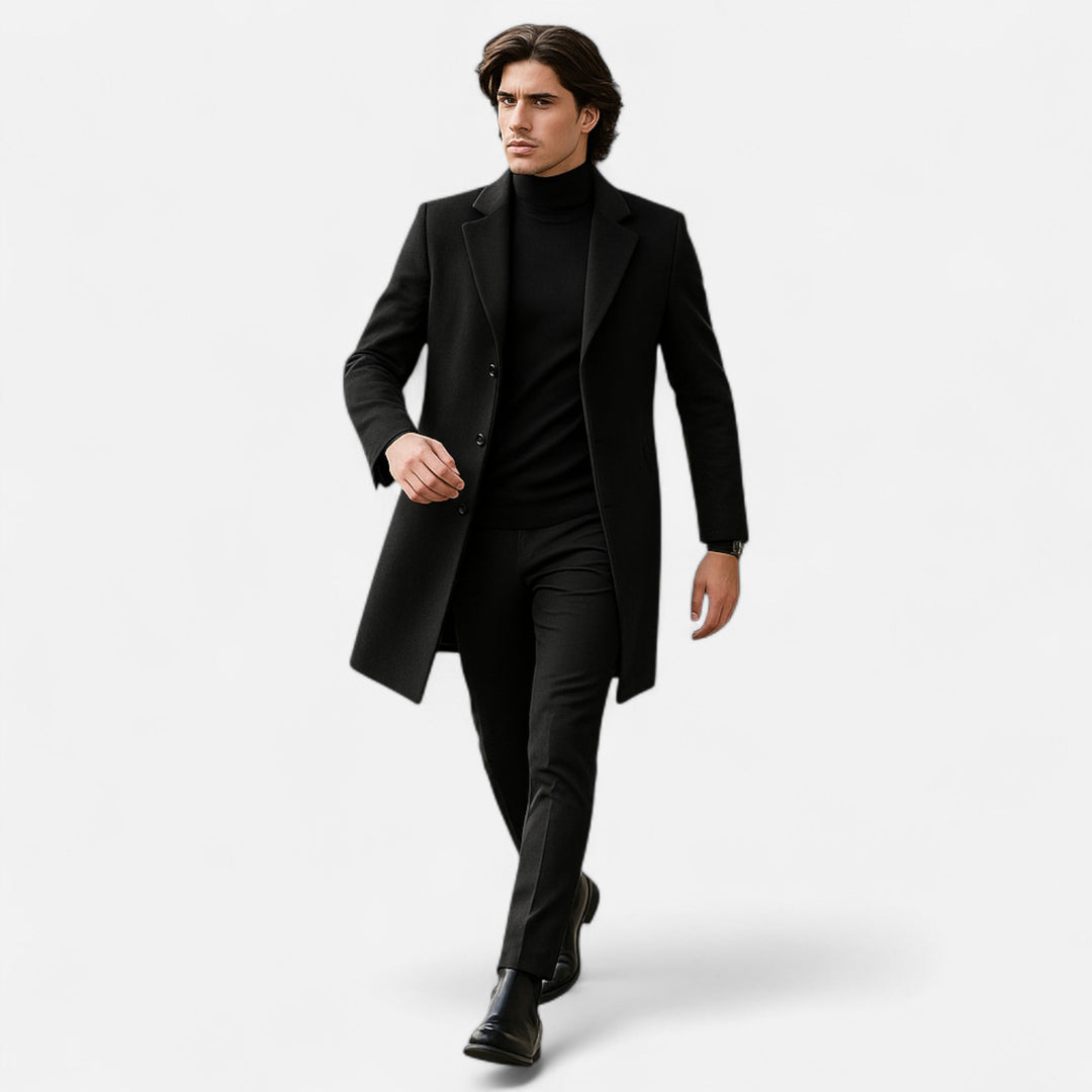 Herre Frakke | Klassisk Business Casual Trenchcoat til Vinter