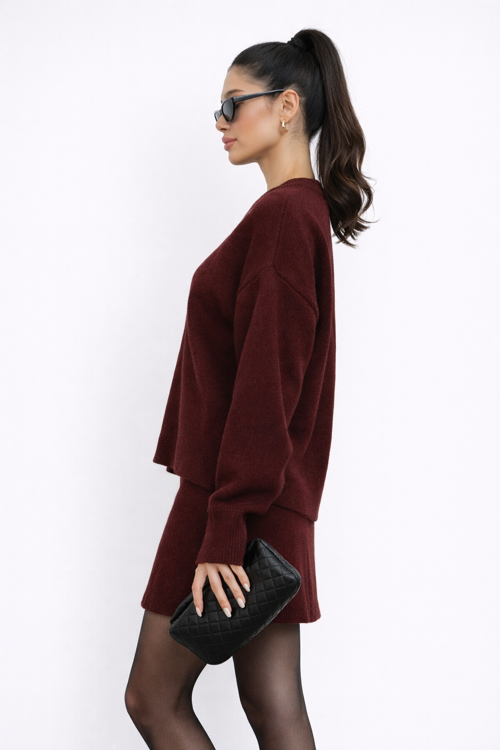 Nicole | Őszi Kötött Kétrészes Szett