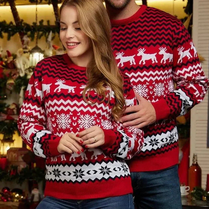 Suéter navideño para parejas - Unisex | Estilo casual y festivo