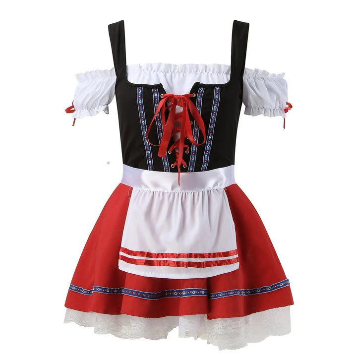 Dirndl Rosalena | Rochie tradițională de vară pentru femei, mulată, detalii romantice