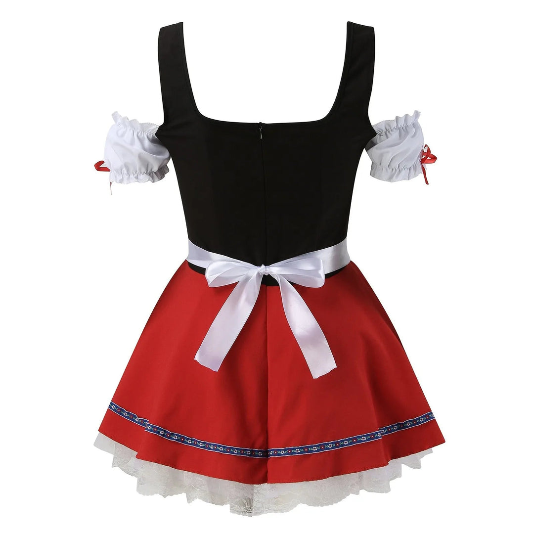 Dirndl Rosalena | Rochie tradițională de vară pentru femei, mulată, detalii romantice