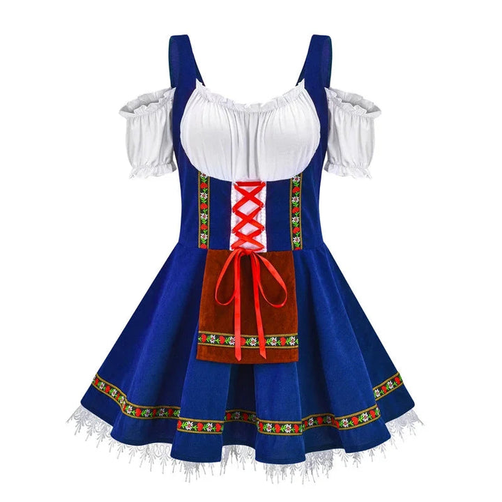 AlpenHerz Mini-Dirndl | Estilo bávaro moderno y elegante para Oktoberfest