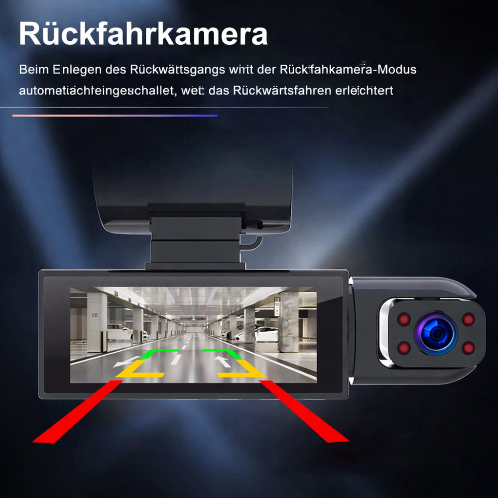 Palubní kamera 1080P širokoúhlá s duálním záznamem