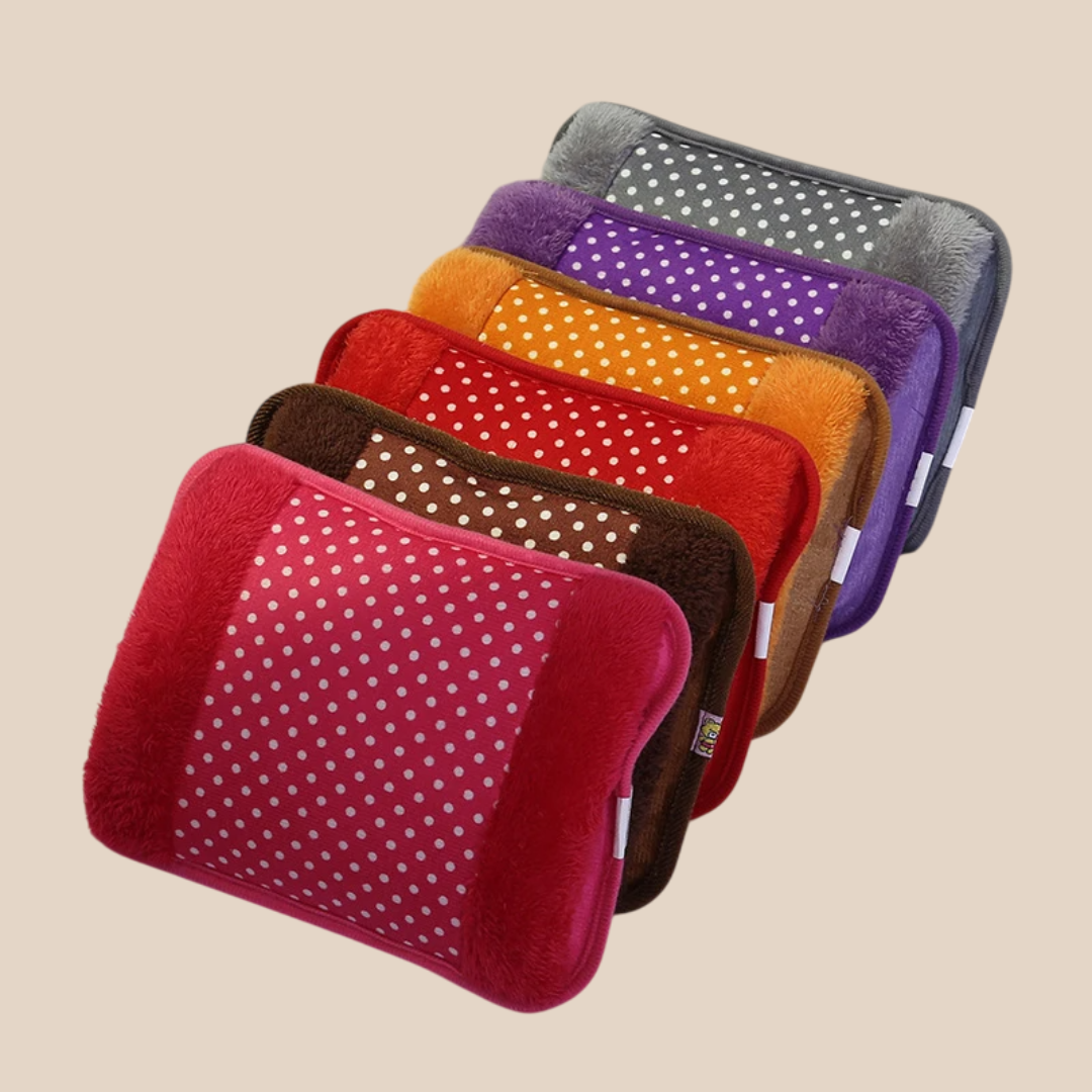 Coussin chauffant électrique sans fil pour enfants et adultes en peluche douce