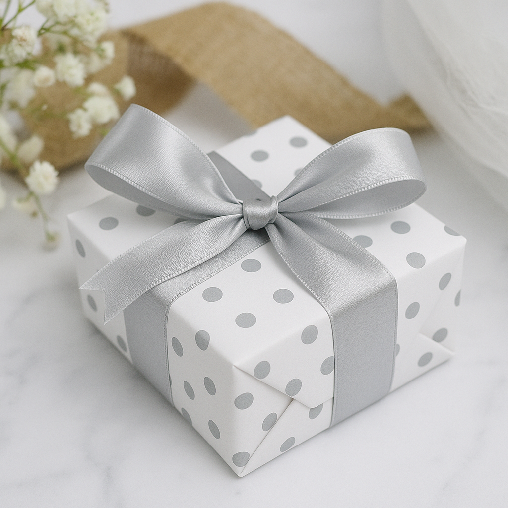 Papel de presente premium com fita | Conjunto de embalagem elegante e durável