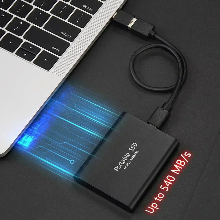 FusionElite Ekstern SSD Harddisk | Kompakt Høj Hastighed 256GB til 2TB