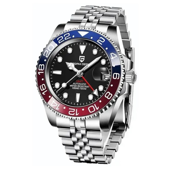 Peter Luxe automaattinen GMT-kello | Eleganssi ja korkea tarkkuus