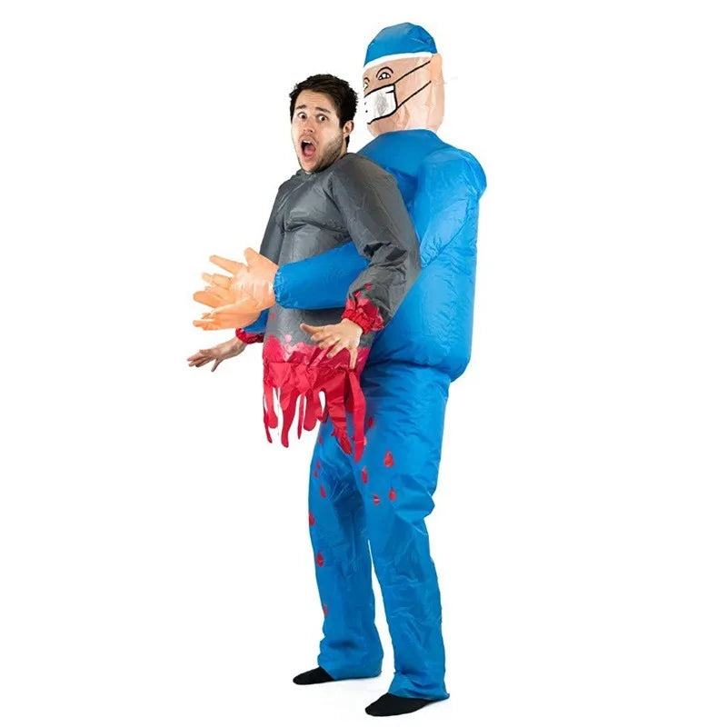 SpookMorph disfraz quirúrgico inflable | disfraz de Halloween aterrador y divertido para adultos