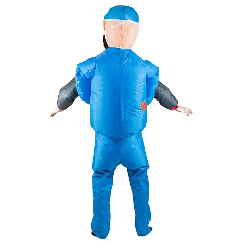 SpookMorph disfraz quirúrgico inflable | disfraz de Halloween aterrador y divertido para adultos