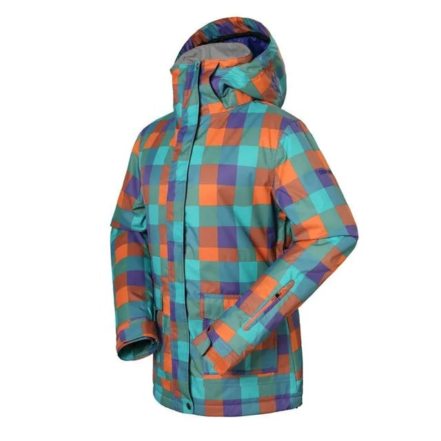 PolarBlizzard | Warm and colorful snowboard jacket for women for extreme cold
