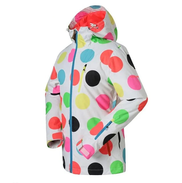 PolarBlizzard | Warm and colorful snowboard jacket for women for extreme cold