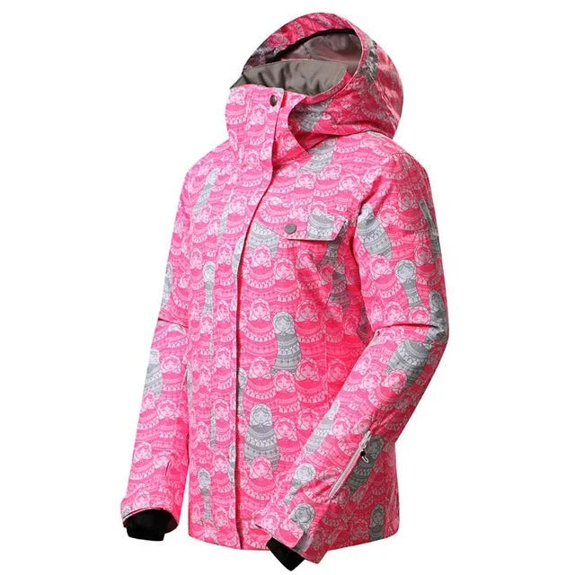 PolarBlizzard | Warm and colorful snowboard jacket for women for extreme cold