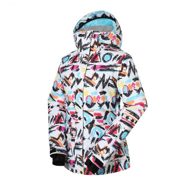 PolarBlizzard | Warm and colorful snowboard jacket for women for extreme cold