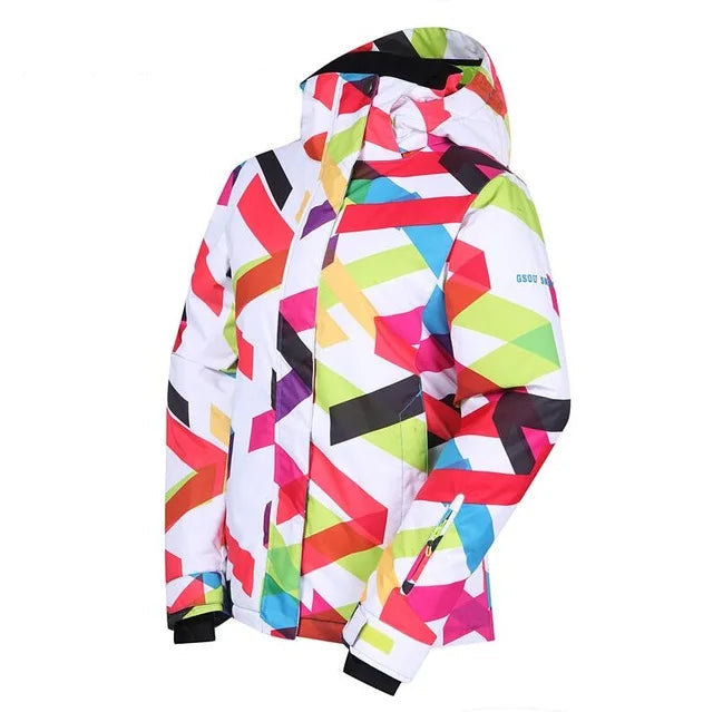 PolarBlizzard | Warm and colorful snowboard jacket for women for extreme cold