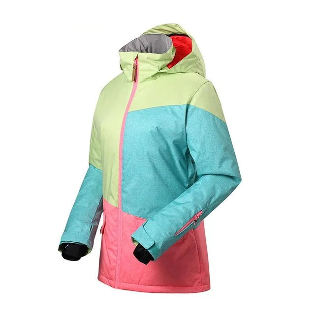 PolarBlizzard | Warm and colorful snowboard jacket for women for extreme cold