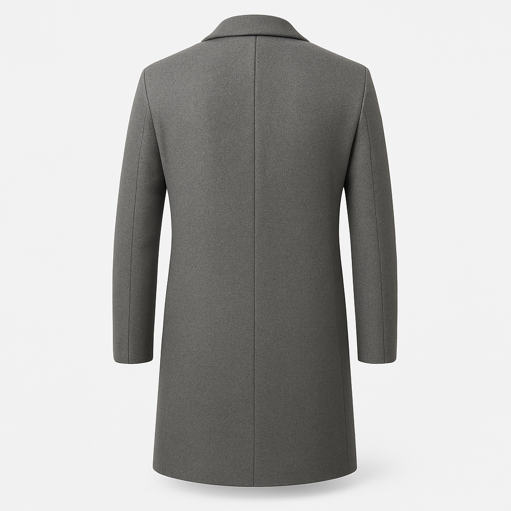 Gray Men's Trench Coat
