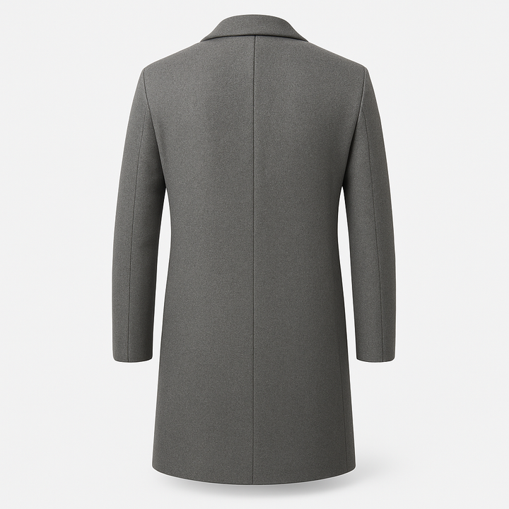 Gray Men's Trench Coat