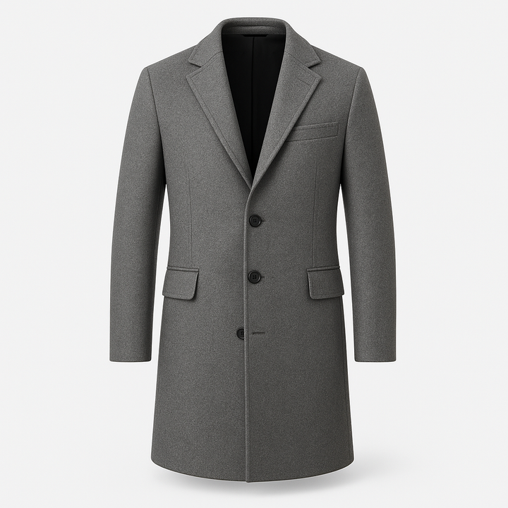 Gray Men's Trench Coat
