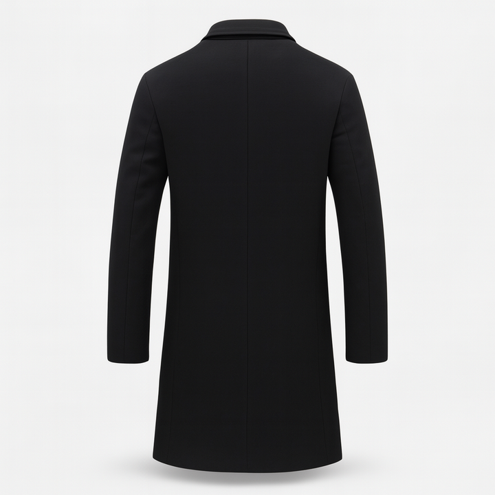 Black Men's Trench Coat