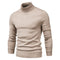 Herre Kashmir Rullekrave Sweater | Luksuriøs Varm Strik i Tidløst Design