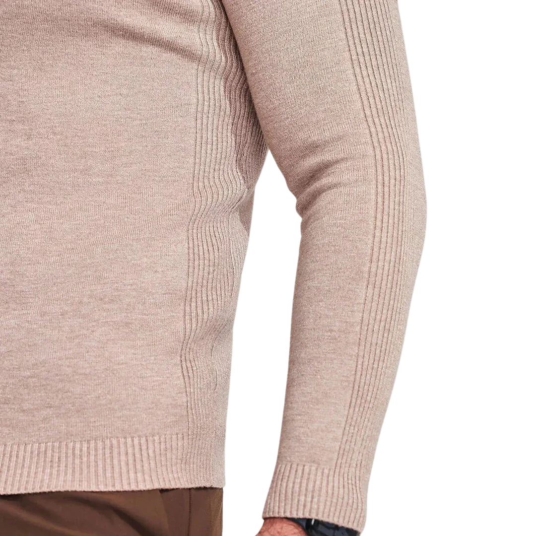 Herre Kashmir Rullekrave Sweater | Luksuriøs Varm Strik i Tidløst Design