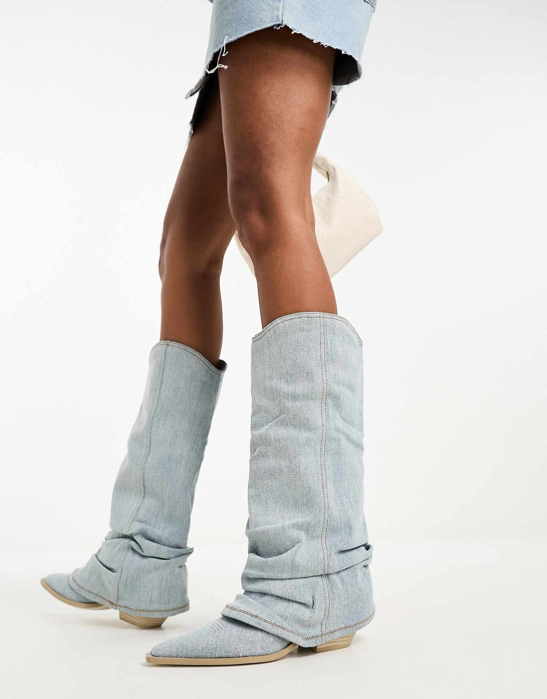 Casual Denimstøvler til Kvinder | Flad Hæl & Trendy Streetstyle