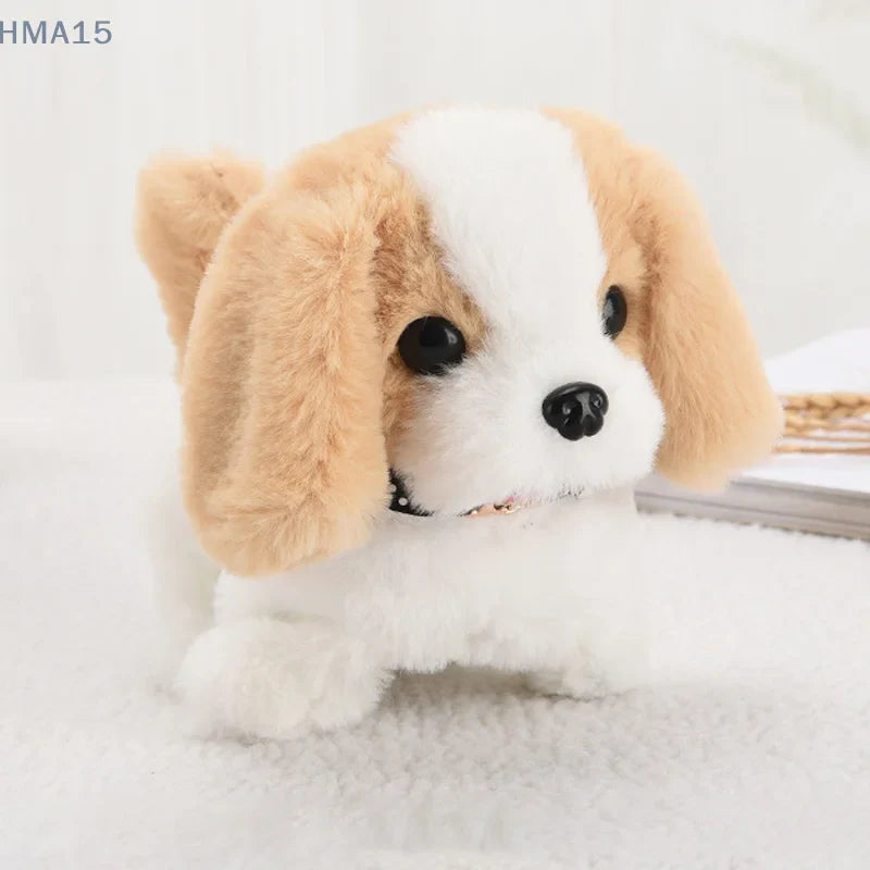 Cucciolo di cane robot realistico | Giocattolo interattivo con movimenti per bambini