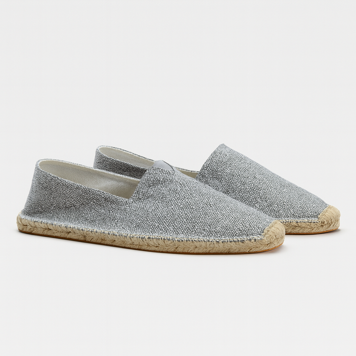 Gray Lightweight Moccasin Espadrilles