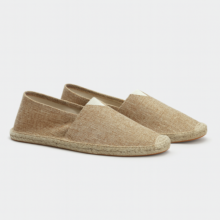 Khaki Lightweight Moccasin Espadrilles