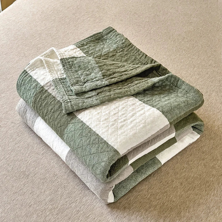 Summer blanket in three -layer washed Japanese cotton 150x200 cm