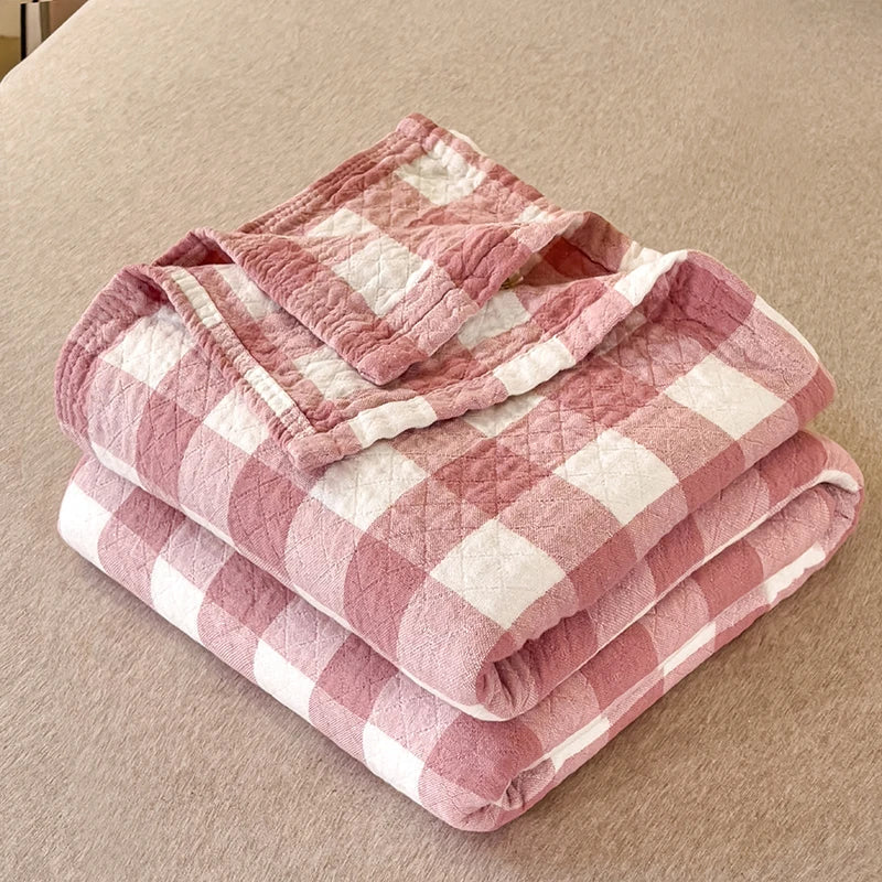 Summer blanket in three -layer washed Japanese cotton 150x200 cm