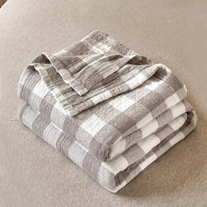 Summer blanket in three -layer washed Japanese cotton 150x200 cm