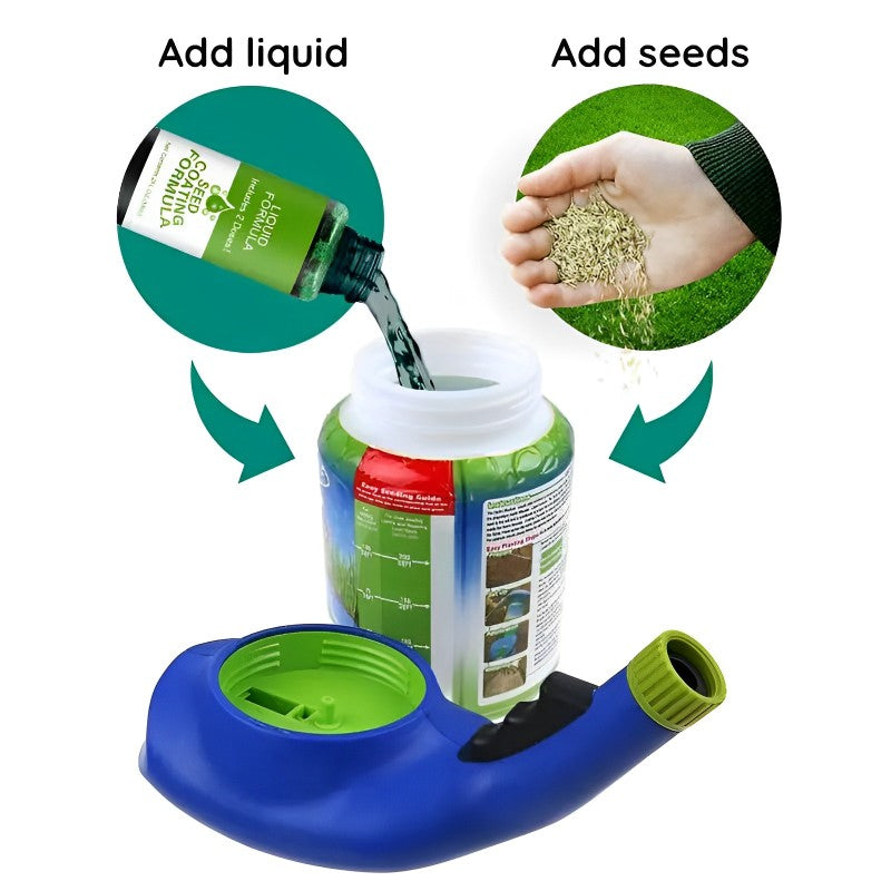 GreenMist Hydro Nurmivaahdon Neste | Nopea itävyys ja eroosion torjunta