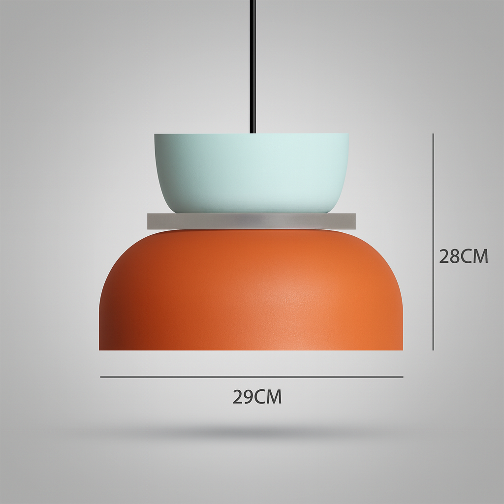 MeloGlow | Scandinavian pastel pendant light - Modern hanging lamps for home decor