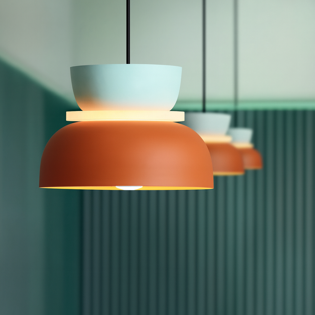MeloGlow | Scandinavian pastel pendant light - Modern hanging lamps for home decor