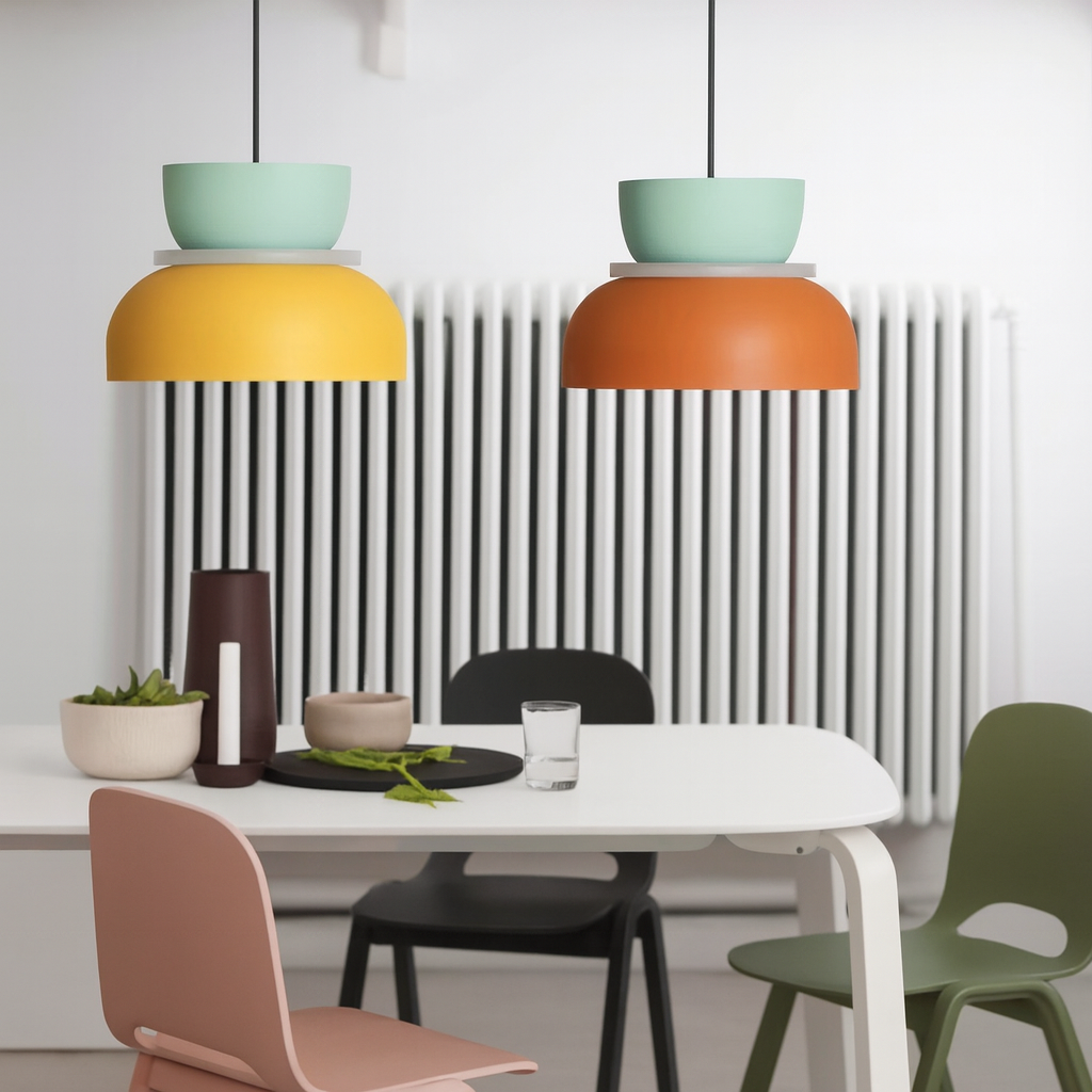 MeloGlow | Scandinavian pastel pendant light - Modern hanging lamps for home decor