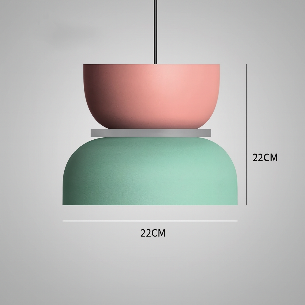 MeloGlow | Scandinavian pastel pendant light - Modern hanging lamps for home decor